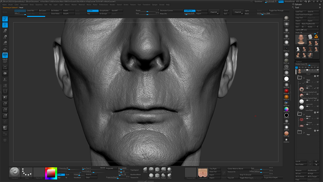 Zbrush skin alpha