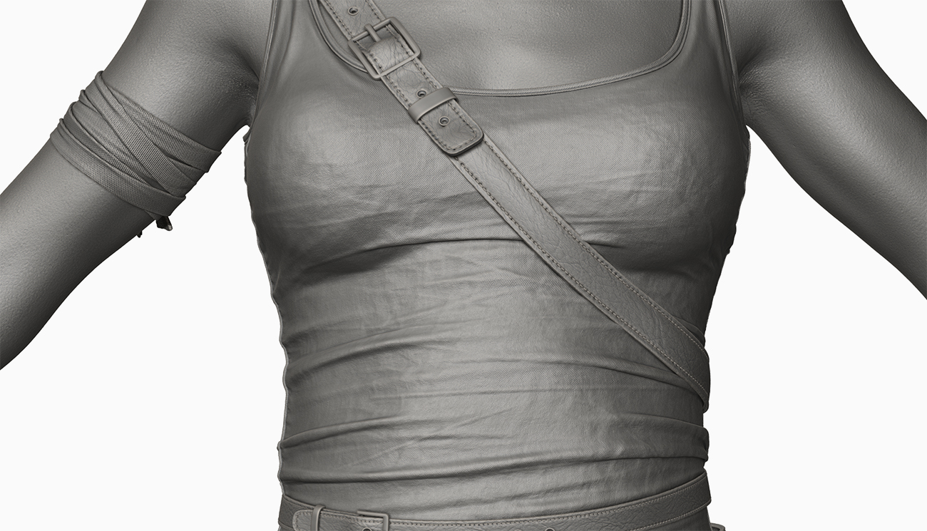 sculpting clothing in Zbrush