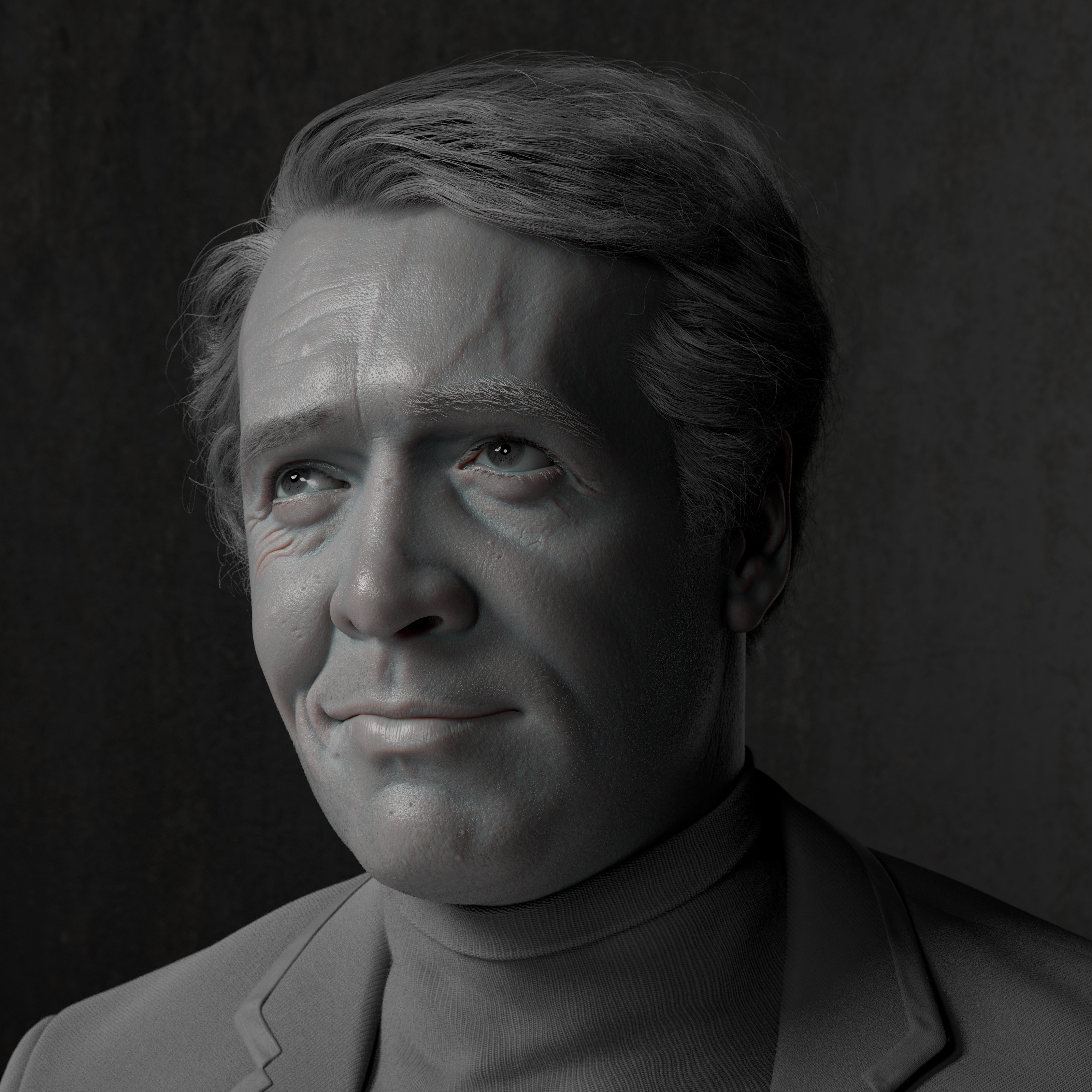 Patrick McGoohan 3d render