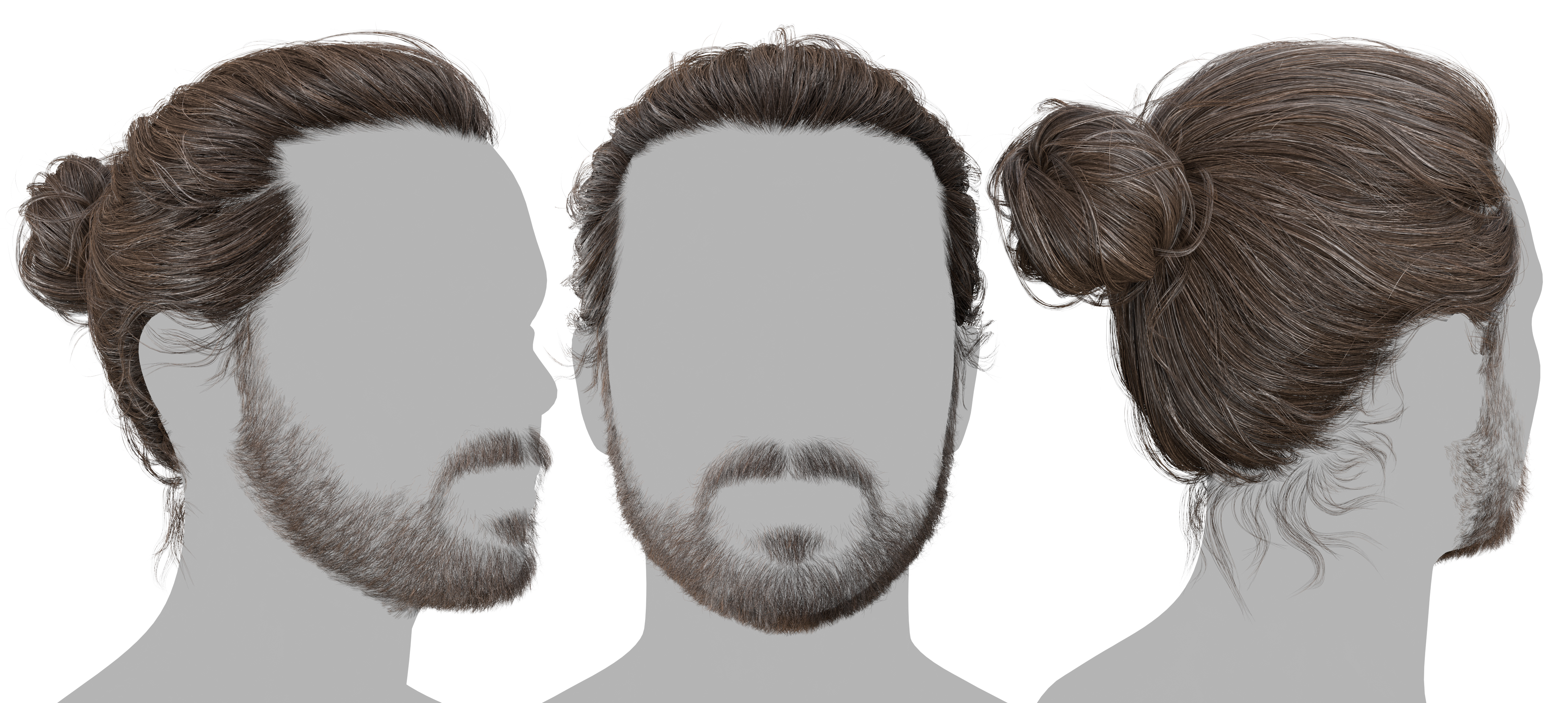 Male Hair Pack 3 - Free