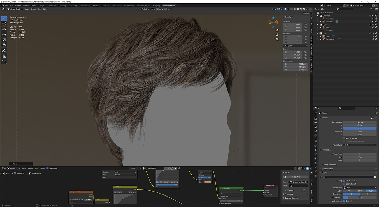 Blender hair grood download