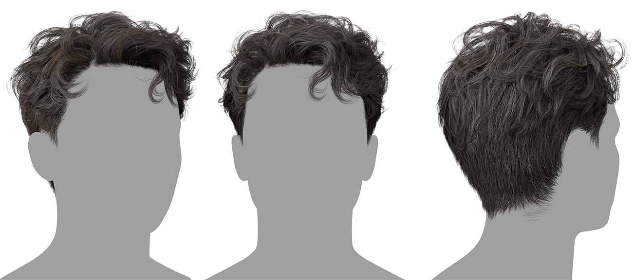 Download realistic hair for blender