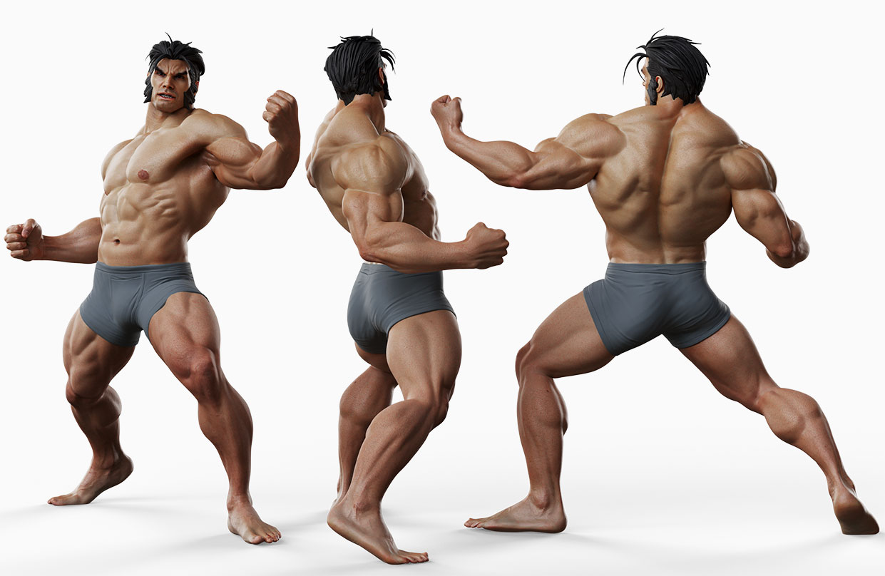 How to sculpt a super hero 3d body model in Zbrush