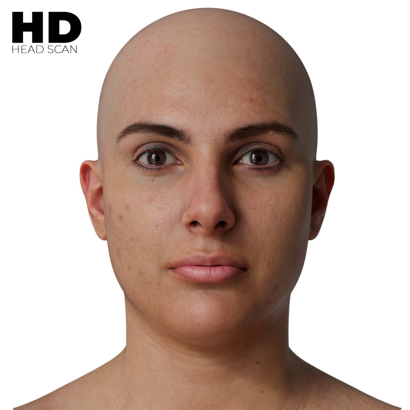 Female 3D Head Scan