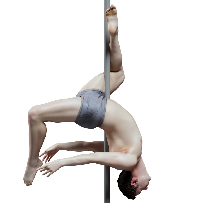 Male Pole Dancer Pose 12