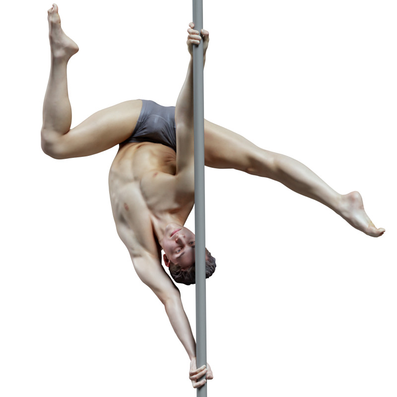 Male Pole Dancer Pose 20