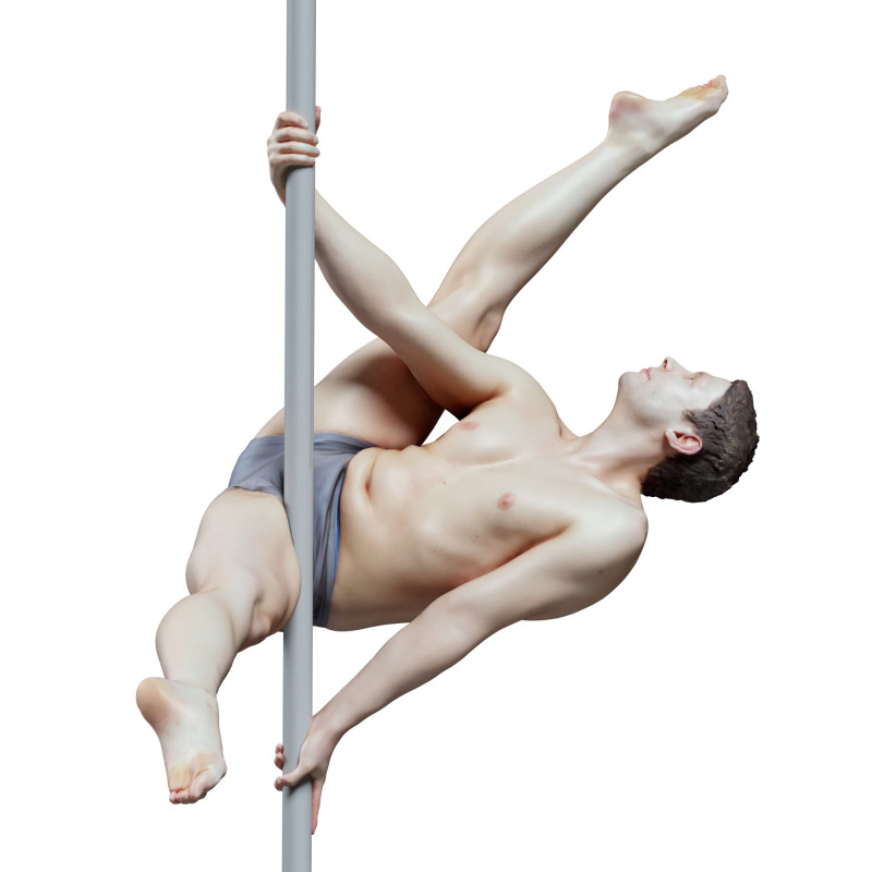 Male Pole Dancer Pose 30