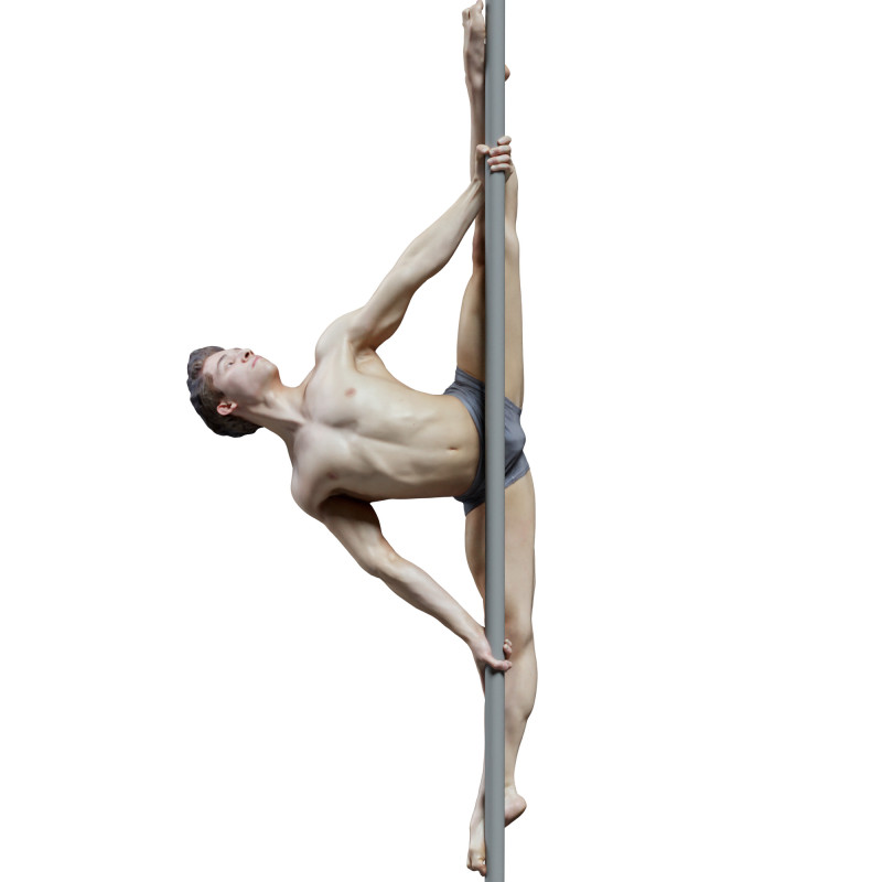 Male Pole Dancer Pose 33