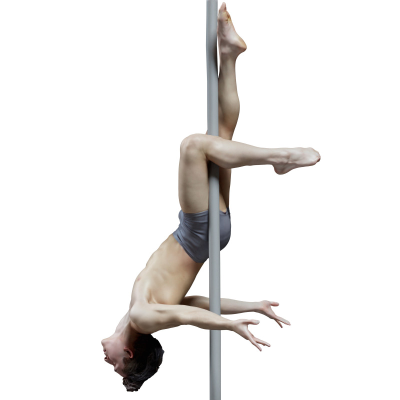 Male Pole Dancer Pose 35