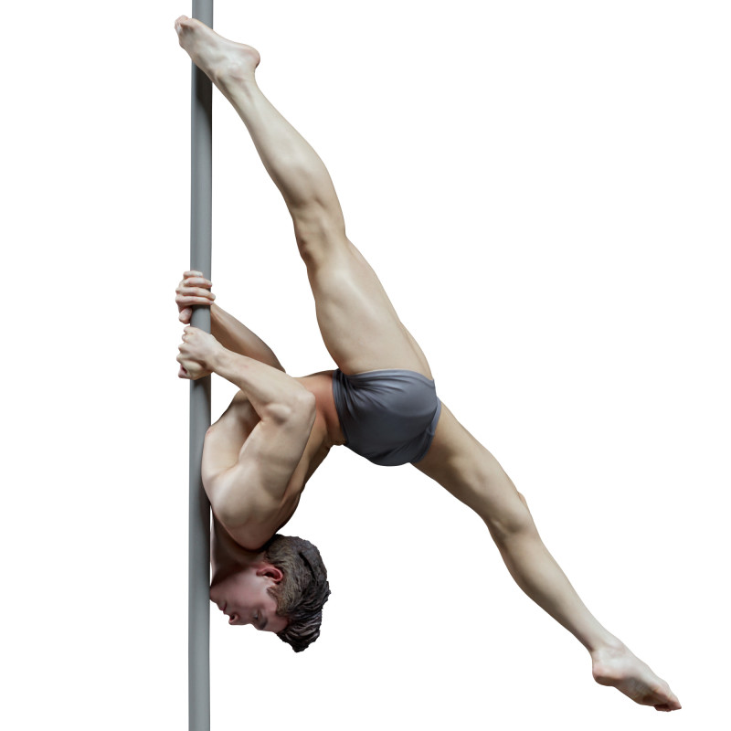 Male Pole Dancer Pose 51