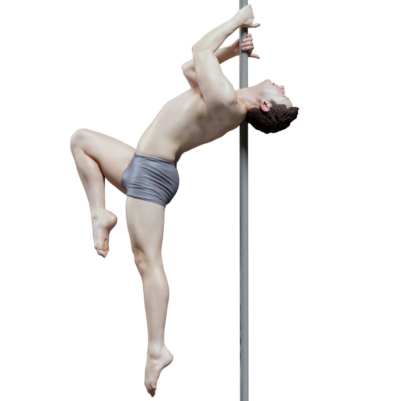 Male Pole Dancer Pose 54