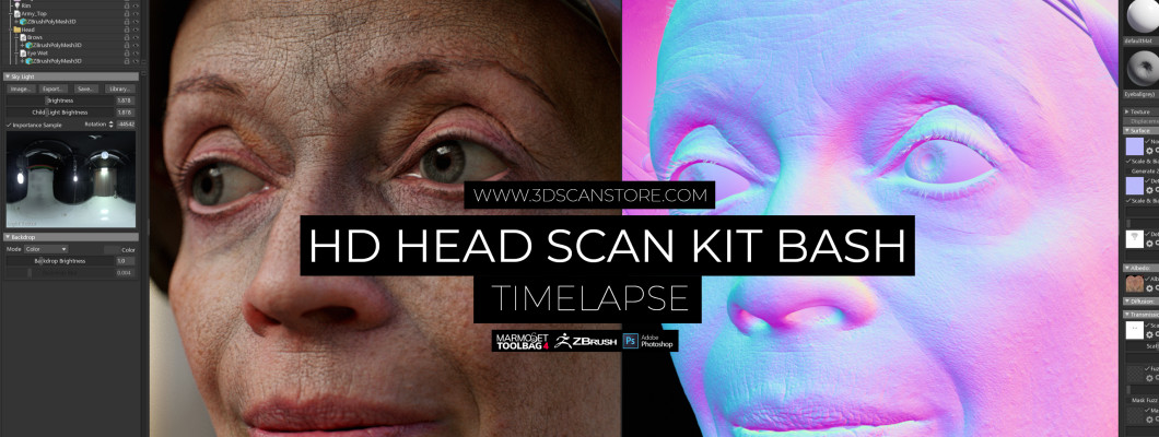 HD Head Scan Kit Bash