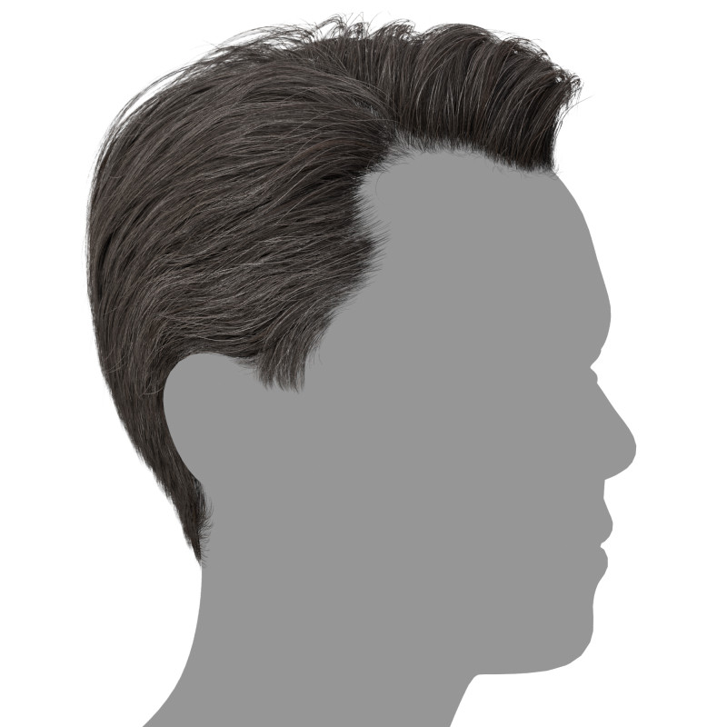 Realtime Hair - Side Parted