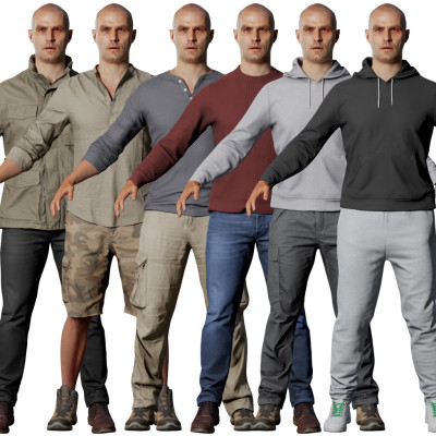 Male Clothing Pack 01
