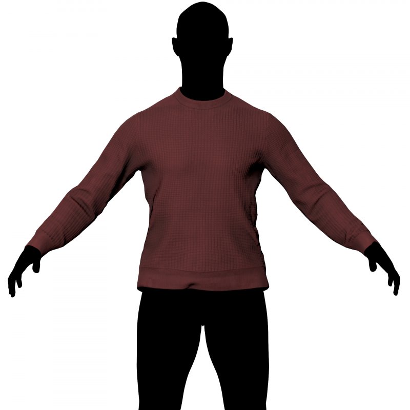 Sweater 01 / Male game ready clothing