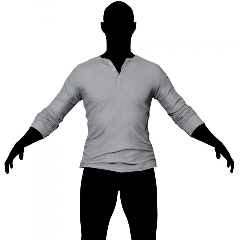 Realtime clothing 3d models