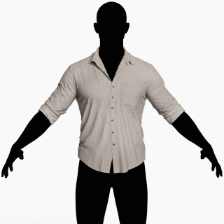 dress shirt 3d model Mens Shirt 3d Model