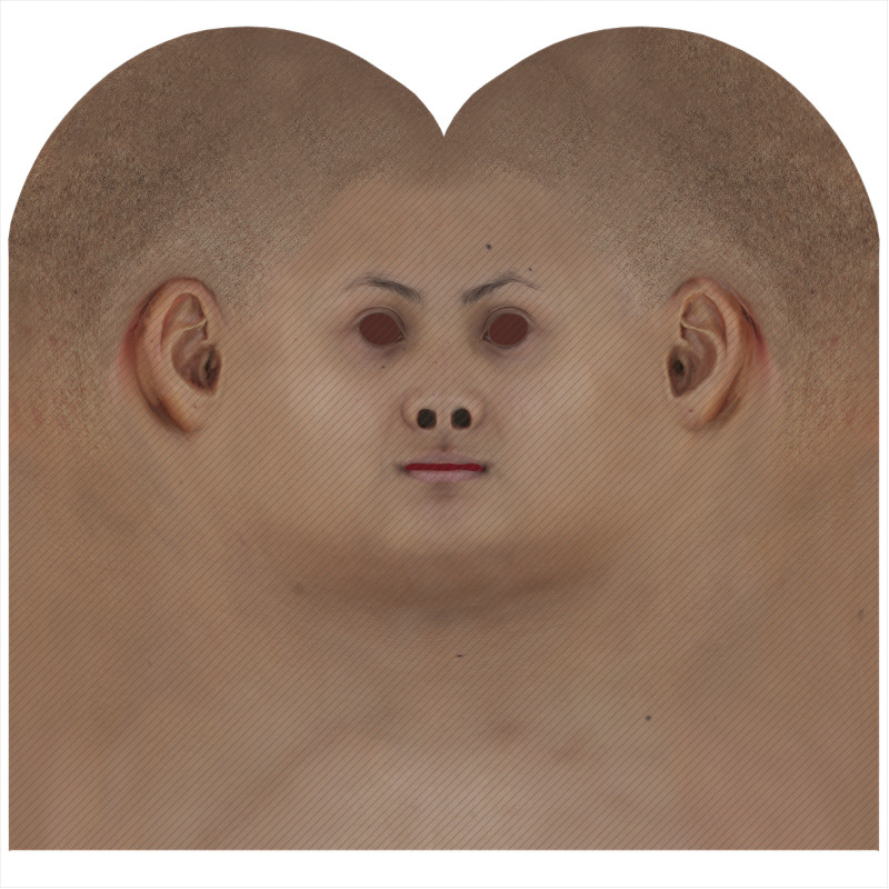 Download male head texture maps