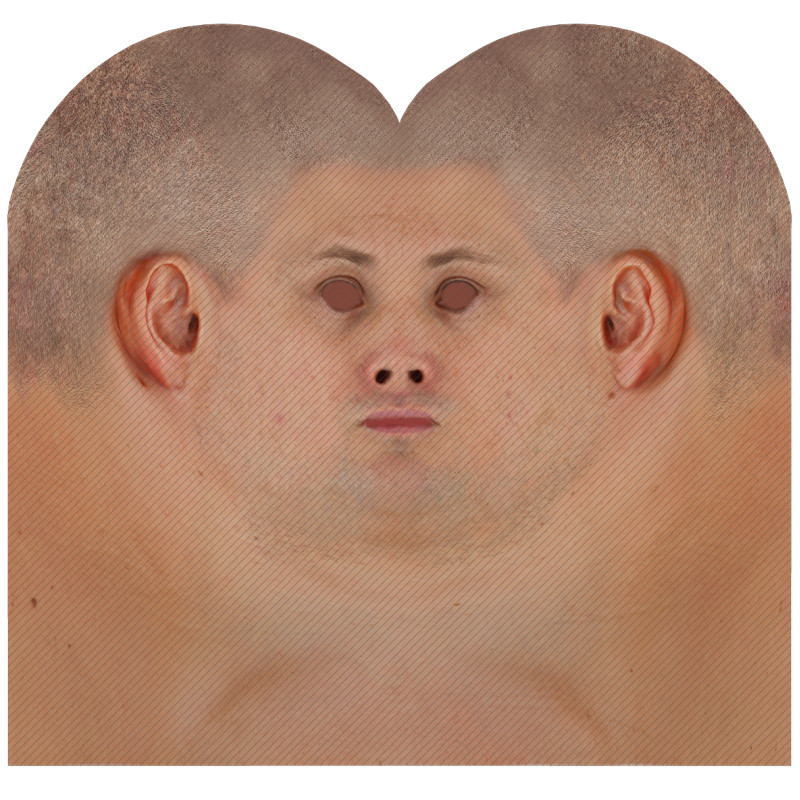 Download male head texture maps