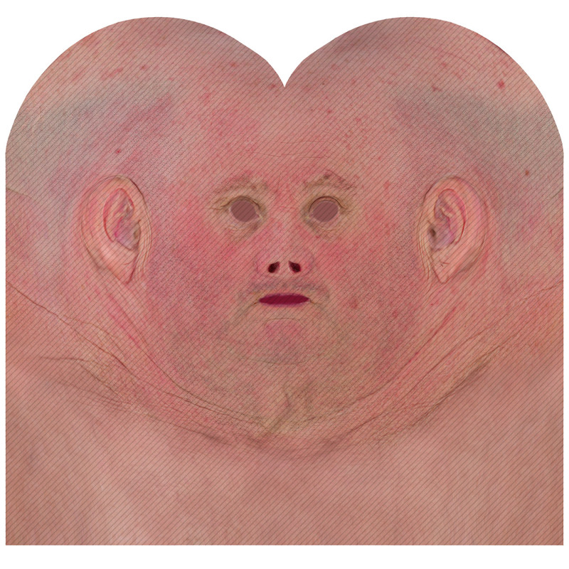 Female Face Texture Map