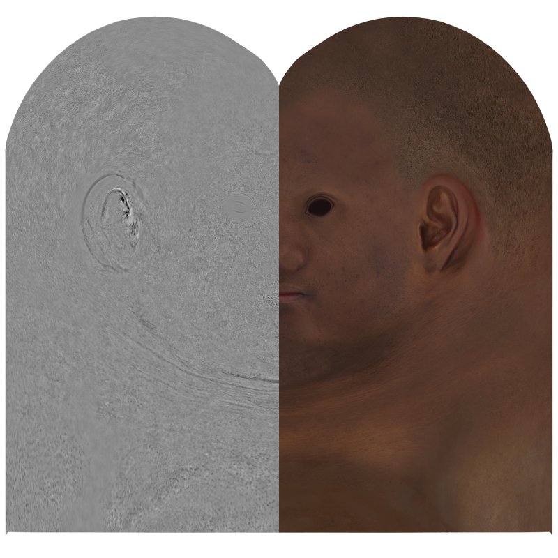 Download male head texture maps