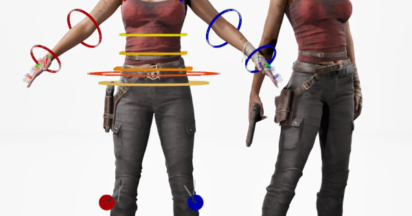 Premium Rigged Female Explorer Character For Unreal Engine High Premium Rigged Female Explorer Character For Unreal Engine High