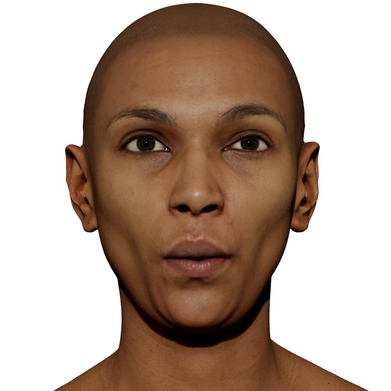 Expression Scan / Phoneme WW / Retopologised Female 01 