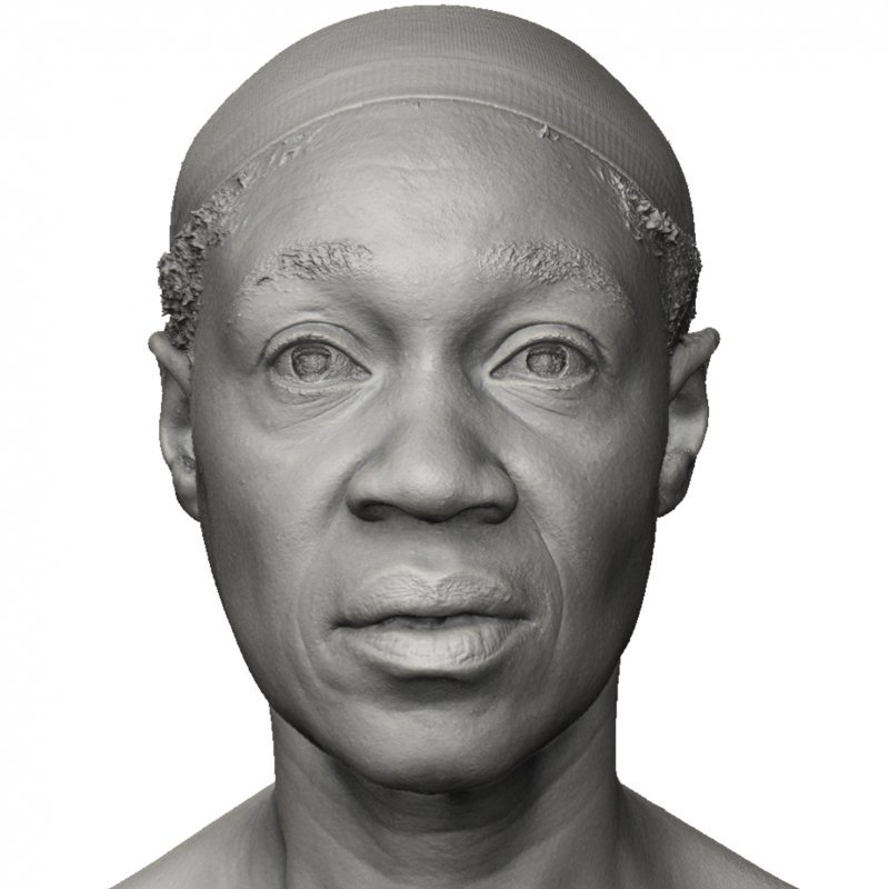 Female Face Shape / 3D Head Scan 01