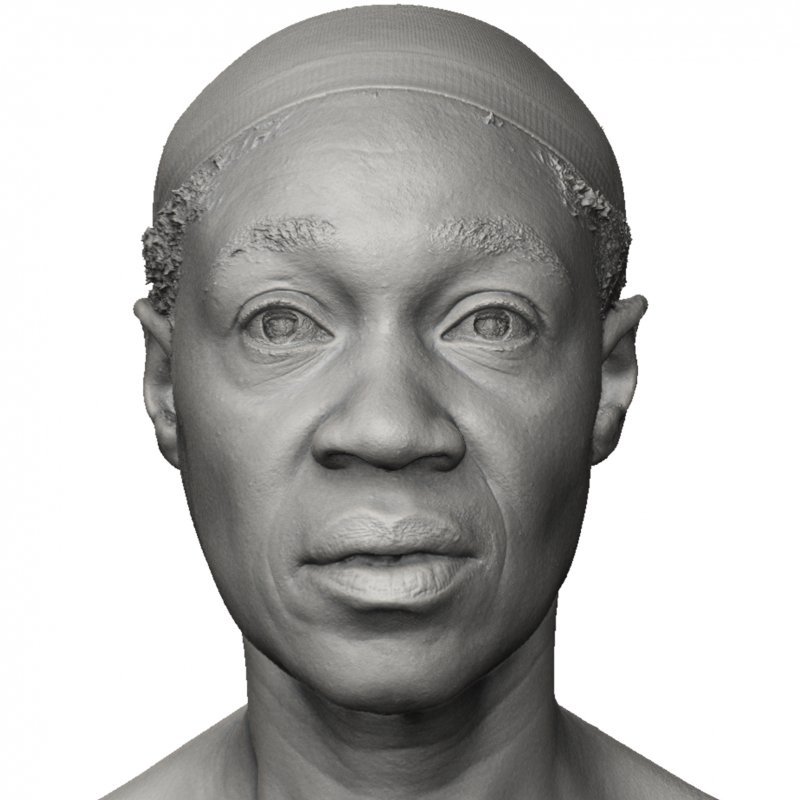 Female Face shape / 3D Head Scan 01