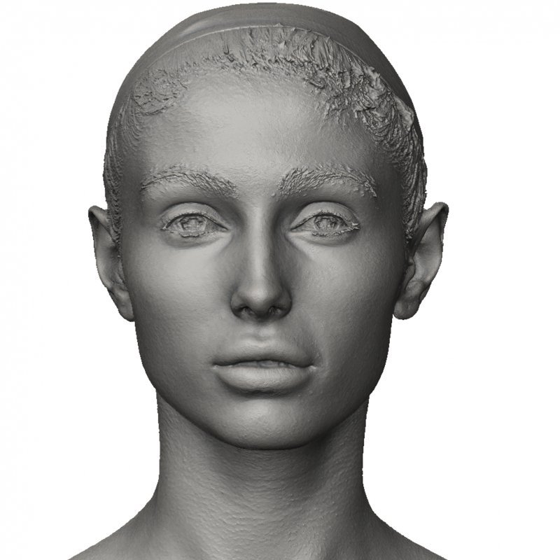 Female Face Shape / 3D Head Scan 05