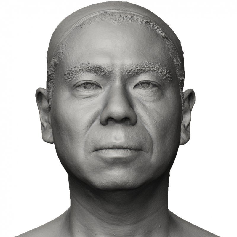 Male Face shape / 3D Head Scan 05