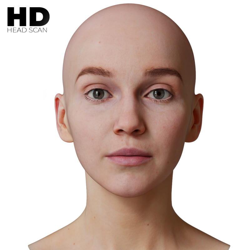 Female 3D Head Scan