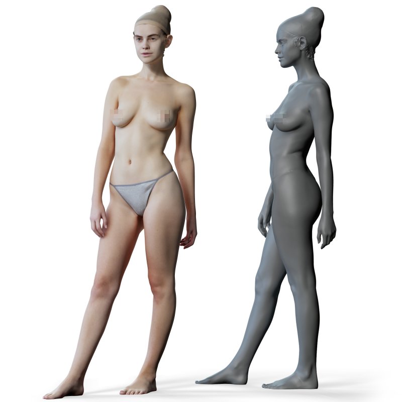 Female 05 Anatomy Reference Pose 03