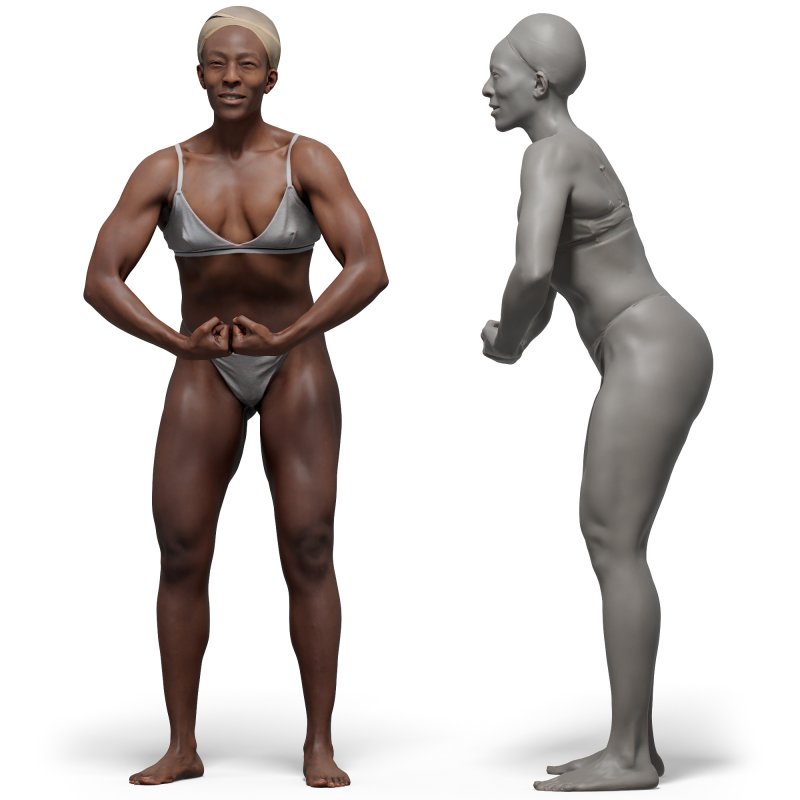 Female 07 Anatomy Reference Pose 04