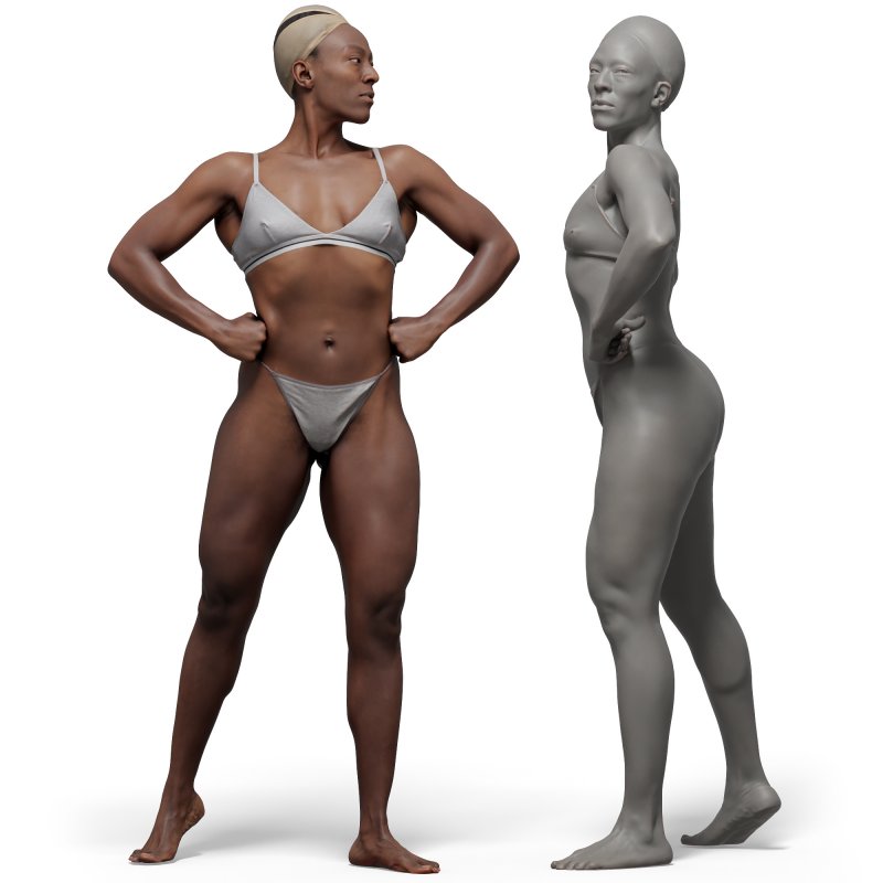 Female 07 Anatomy Reference Pose 05