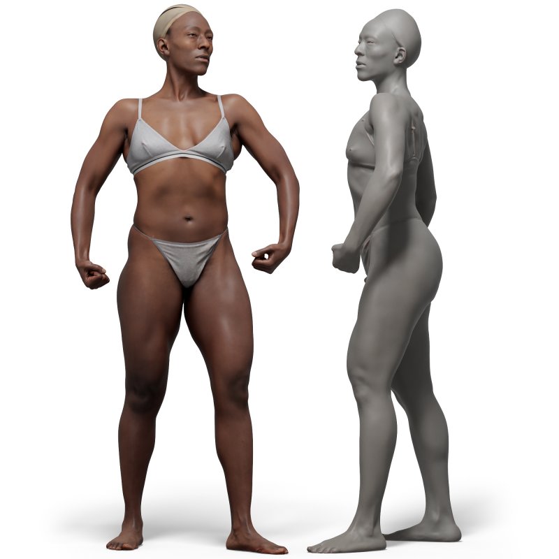 Female 07 Anatomy Reference Pose 06