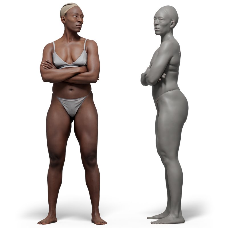 Female 07 Anatomy Reference Pose Pack