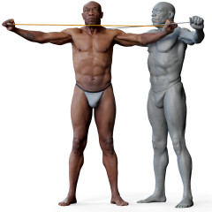 Male 01 Anatomy Reference Pose 016