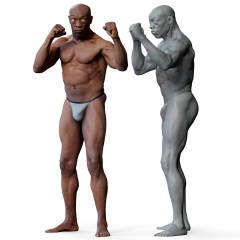 Male 01 Anatomy Reference Pose 05