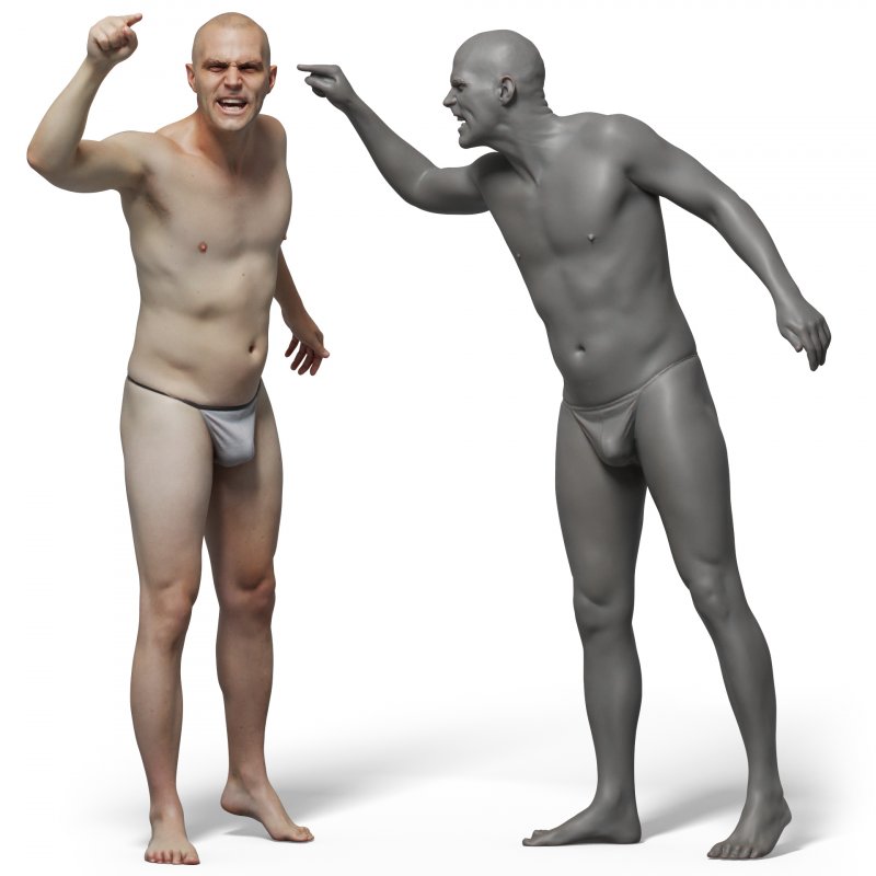 Male 06 Anatomy Reference Pose 05