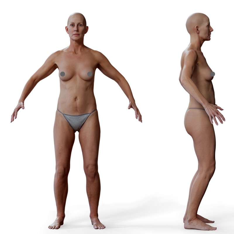 Animation Ready Body Scan / Female 06