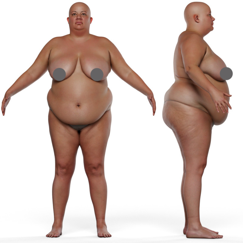 Animation Ready Body Scan / Female 16