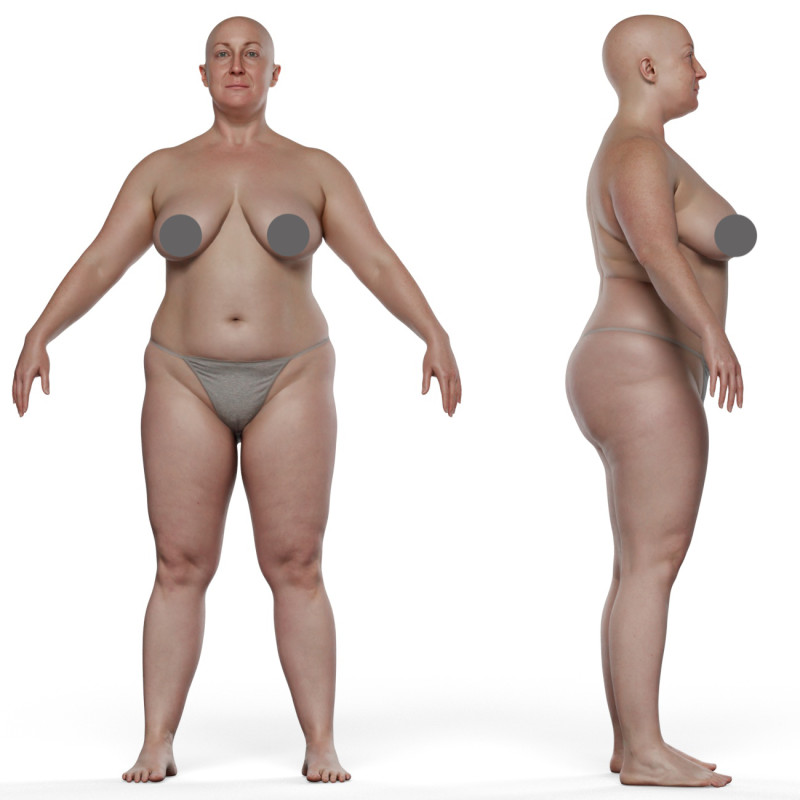 Animation Ready Body Scan / Female 17