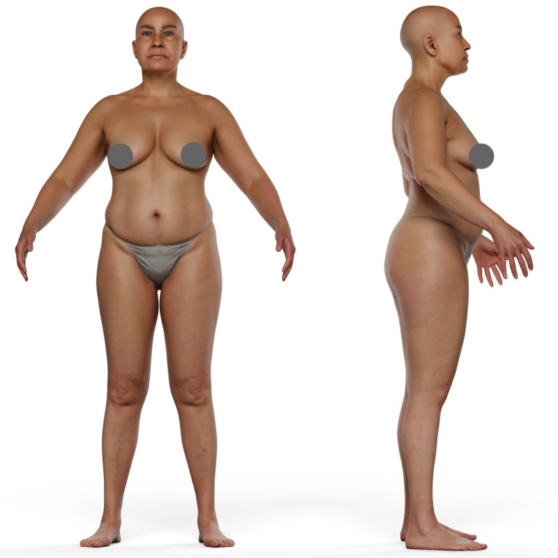 Animation Ready Body Scan / Female 20