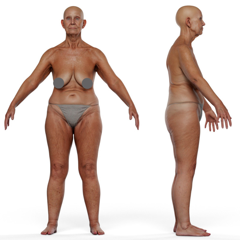 Animation Ready Body Scan / Female 25