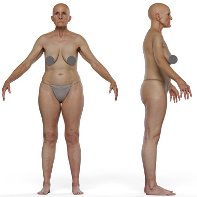 Animation Ready Body Scan / Female 29