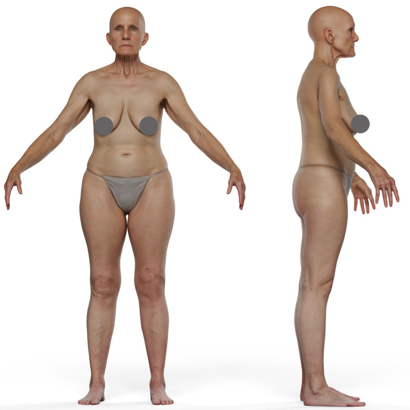 Animation Ready Body Scan / Female 29