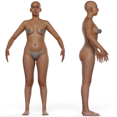 Animation Ready Body Scan / Female 30