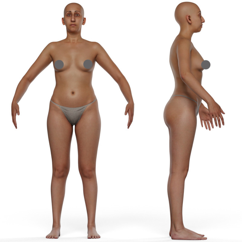 Animation Ready Body Scan / Female 30