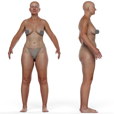 Animation Ready Body Scan / Female 31